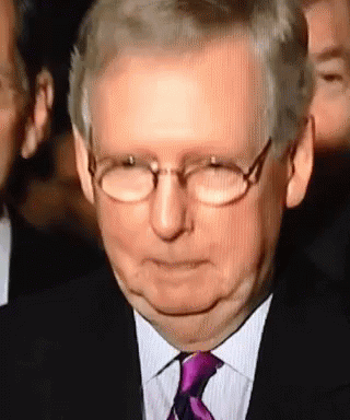 Image result for mitch McConnell smiling gif