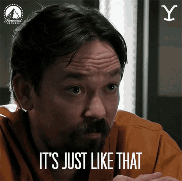 Its Just Like That Yellowstone GIF - ItsJustLikeThat Yellowstone ...