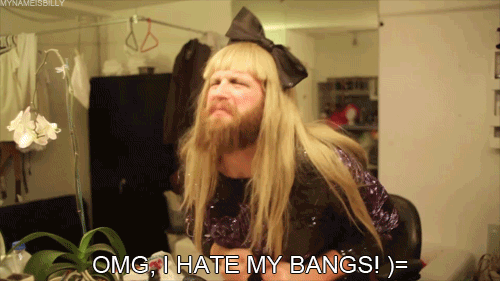 OMG, I hate my bangs gif