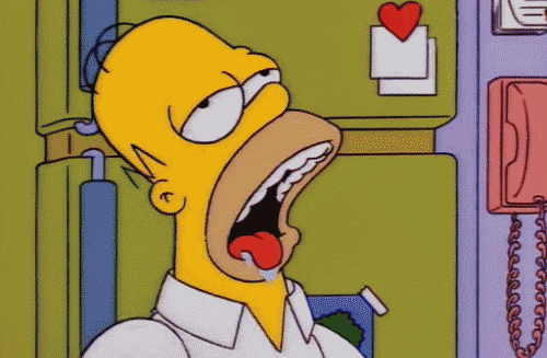 Homer Drooling GIF - TheSimpsons HomerSimpson Drool - Discover & Share GIFs