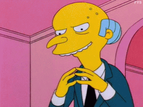 The Simpsons Mr Burns GIF - TheSimpsons MrBurns EvilSmile GIFs