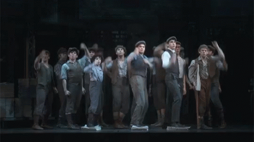 Image result for newsies gif