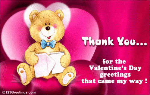 Thank You Valentines Day Gif Thankyou Valentinesday Valentinescard Discover Share Gifs