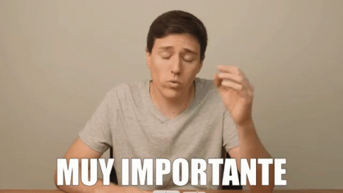 Muy Importante Importantisimo GIF - MuyImportante Importantisimo PrestaAtencion GIFs