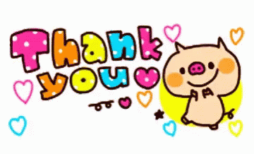 Image result for thank you pig"