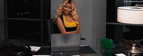 Nicki Minaj Pretty GIF - NickiMinaj Pretty Office - Discover & Share GIFs