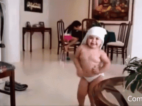 Image for funny baby dance gif