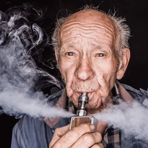 vape old man gif