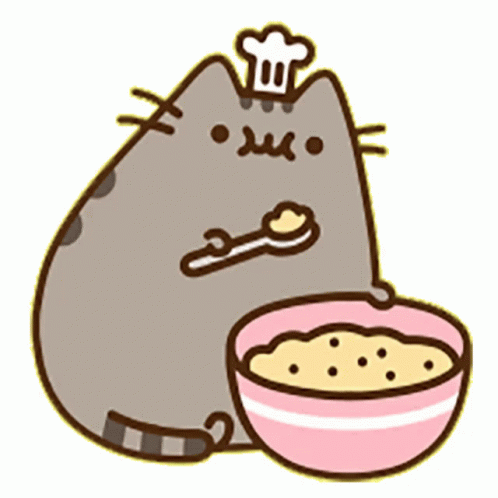 Pusheen Eating GIF - Pusheen Eating Food - Discover & Share GIFs