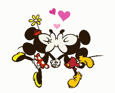 Mickey Mouse Kiss Gifs Tenor