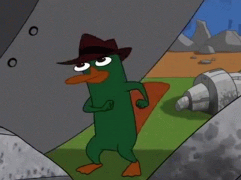 perry the platypus gif
