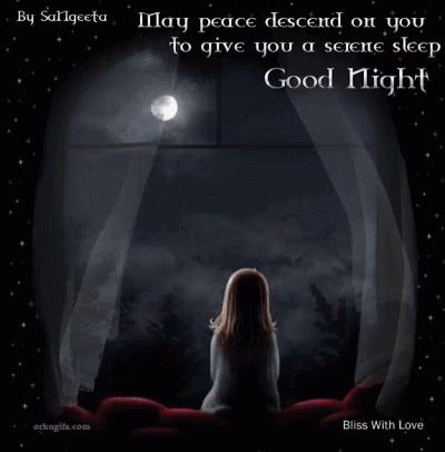 night good sleep gif peace quotes goodnight girl serene moon give peaceful gifs graphics sweet dreams descend comments window country