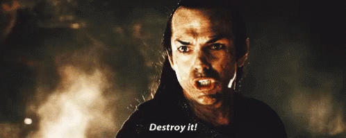 Lotr Destroy It GIF - Lotr DestroyIt - Discover & Share GIFs