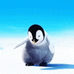 baby mumble happy feet gif baby mumble happy feet gif