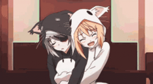 Cuddle Anime GIF - Cuddle Anime Hug - Discover & Share GIFs
