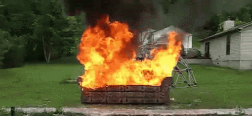 Couch Burning Couch Fire GIF - CouchBurning CouchFire Wvu GIFs
