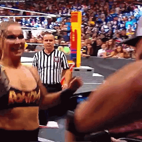 Ronda Rousey WWE GIF - RondaRousey WWE Raw - Discover & Share GIFs
