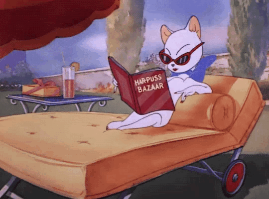 tom and jerry lounging