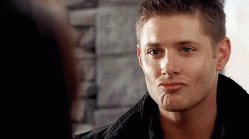 Image result for dean winchester gif smile