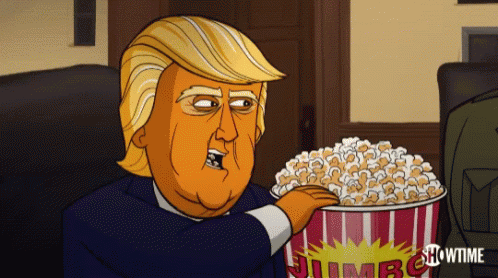 Image result for popcorn eating gif
