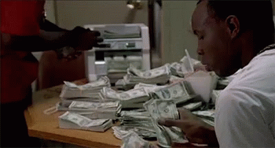 The popular Counting Cash GIFs everyone's sharing