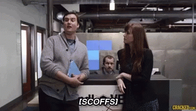 Image result for scoffs gif