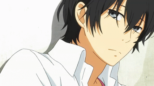 Cute anime guy gif