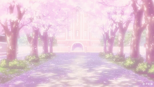 anime landscape gif hd