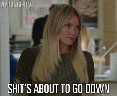 S About To Go Down Gif Hilaryduff Kelseypeters Own S About To Go Down Gif