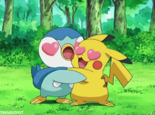 Hug Pokemon GIF - Hug Pokemon Love - Descubre & Comparte GIFs