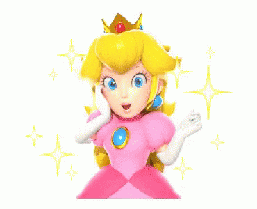 princess peach night gown gif princesspeach nightgown sparkle