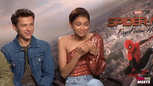 pic Tom Holland And Zendaya Gif shy tom holland gif shy tomholland zendaya discover share gifs