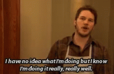 Andy dwyer i have no idea what im doing