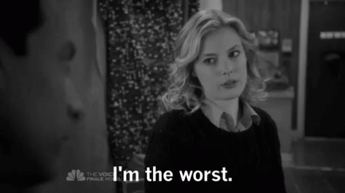 I'm The Worst GIF - Community GillianJacobs BrittaPerry - Descubre &  Comparte GIFs