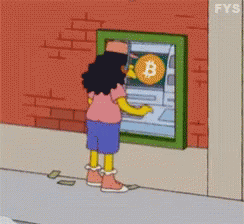 the simpsons free money gif thesimpsons freemoney bitcoin