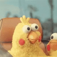 Puppet Chicken GIF - Puppet Chicken - Discover & Share GIFs