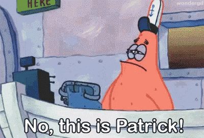 Patrick Star No This Is Patrick GIF - PatrickStar NoThisIsPatrick Spongebob GIFs