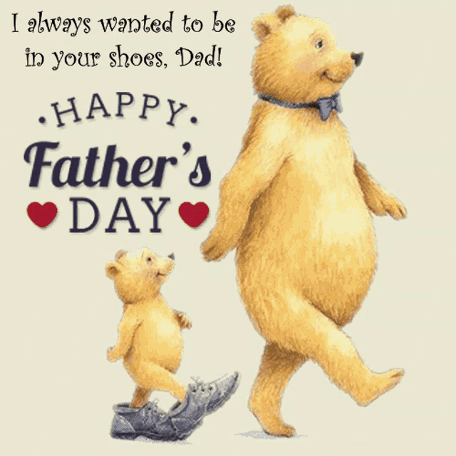 happy fathers day teddy bear