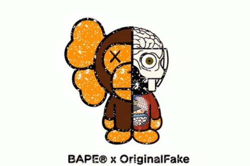 Kaws Bape GIF - Kaws Bape Ape - Discover & Share GIFs