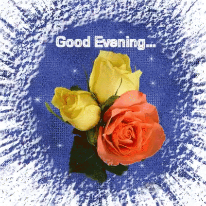 good evening flowers gif goodevening flowers discover share gifs