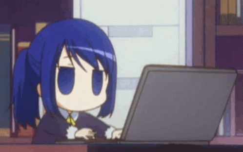 Keyboard Hanamaru Kindergarten GIF - Keyboard HanamaruKindergarten Anime GIFs