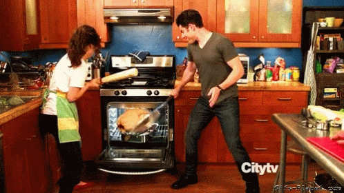 Cooking Thanksgiving New Girl GIF - CookingThanksgiving NewGirl ThanksgivingJokes - Discover & Share GIFs