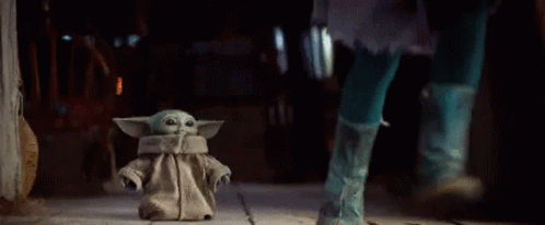 Baby Yoda The Mandalorian GIF - BabyYoda TheMandalorian Run - Discover ...