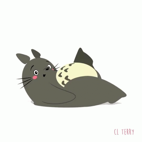 Totoro Exercise GIF - Totoro Exercise - Discover & Share GIFs