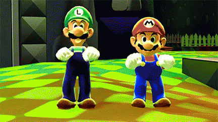 Image result for funny dance gif mario