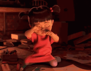 Tired Boo GIF - Tired Boo MonstersInc - Discover & Share GIFs