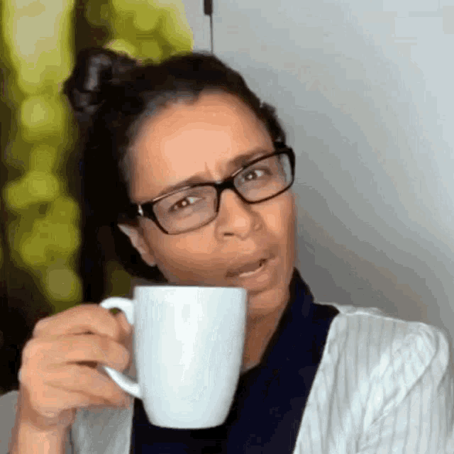 Tea Drinker Gif