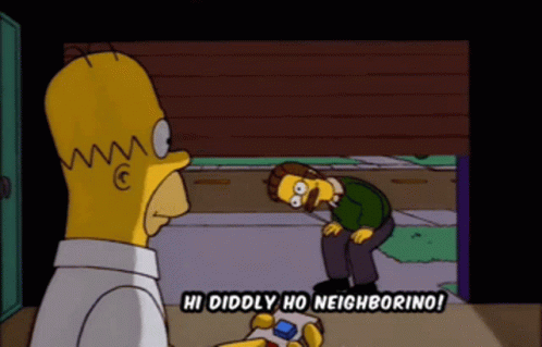 Ned Flanders Simpsons Gif Nedflanders Simpsons Flandersneighbour Discover Share Gifs