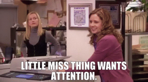 The Office Attention GIF - TheOffice Attention ...