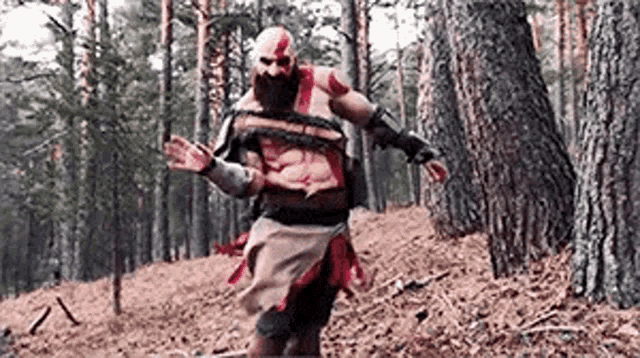 Kratos God Of War GIF - Kratos GodOfWar HappyDance GIFs